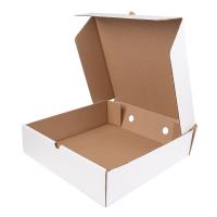 Коробка для пирога 28*28*8,5 см белая