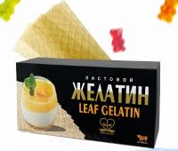 Желатин листовой leaf gelatin 180 bloom