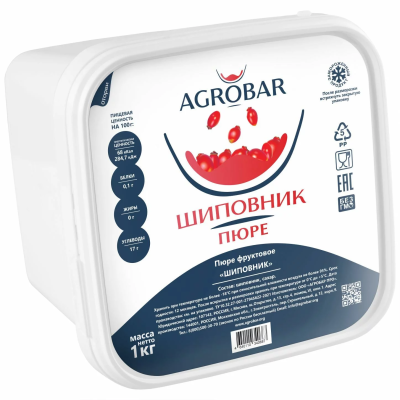 Пюре Шиповник Агробар замороженное