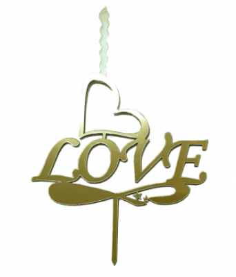 Свеча-Топпер "Love"