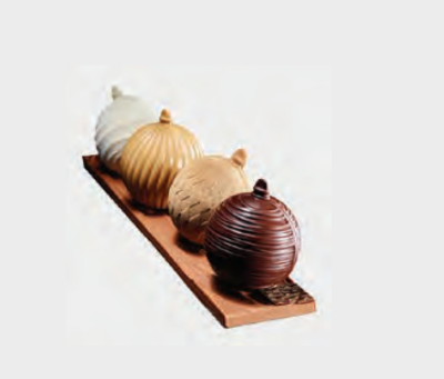 Форма пластиковая Новогодние шары Valrhona, 5 дизайнов, d=7 см